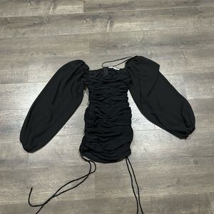 Black mini dress with sleeves from that’s so fetch